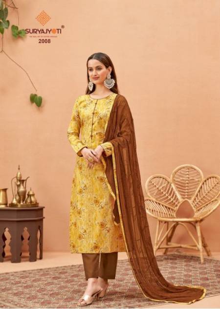 Kiana Vol 2 By Suryajyoti Cotton Dress Material Catalog